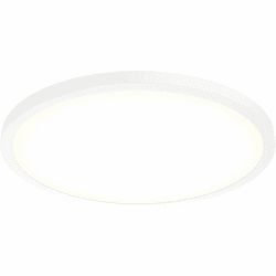DALS Lighting CFLEDR24-CC-WH Delta Contemporary White LED Ceiling Light Fixture