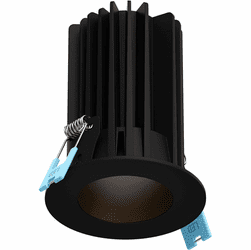 DALS Lighting RGR2HP-CC-BK RGR Modern Black LED 2" Recessed Light Insert