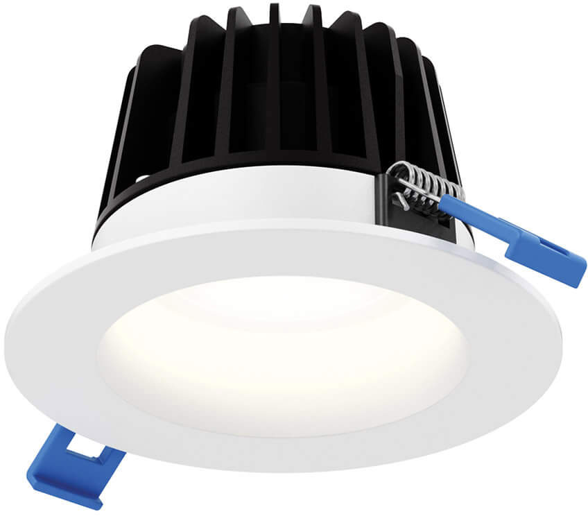 DALS Lighting RGR4-CC-V-WH Contemporary White LED 4 Inch Round Down ...