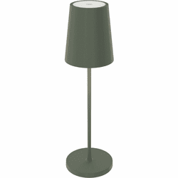 DALS Lighting RTL-3C-SA Glam Contemporary Sage Green LED Table Top Lamp