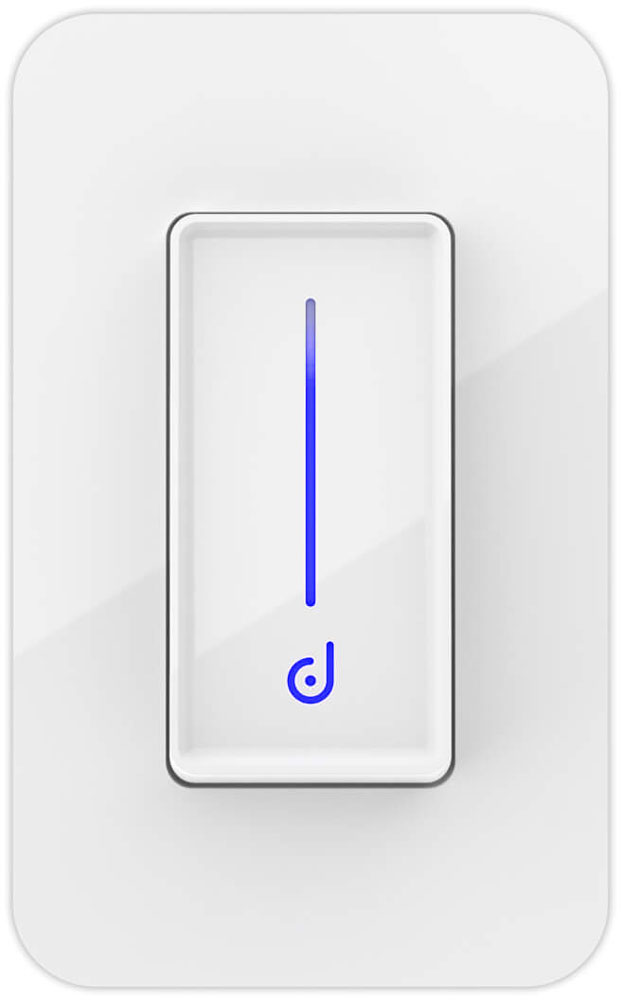 DALS Lighting SM-DIMSW Contemporary White Smart Dimmer Switch - DLS-SM ...