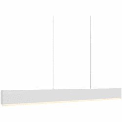 DALS Lighting SPD48-CC-WH Beam Contemporary White LED 48" Island Light Fixture