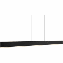 DALS Lighting SPD72-CC-BK Beam Contemporary Black LED 72" Kitchen Island Light Fixture