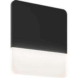 DALS Lighting SQS10-CC-BK Alto Contemporary Black LED Outdoor Wall Lamp