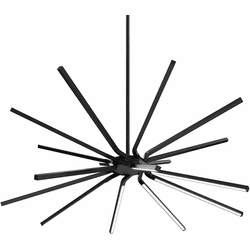 DALS Lighting STRPD-3K-BK Stellar Modern Black LED Lighting Chandelier