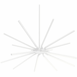 DALS Lighting STRPD-3K-WH Stellar Modern White LED Chandelier Light