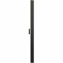 DALS Lighting SWS48-CC-BK Gemini Contemporary LED Outdoor Wall Sconce Lighting