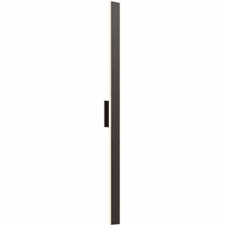 DALS Lighting SWS60-CC-BK Gemini Contemporary Black LED 60" Outdoor Wall Sconce Lighting