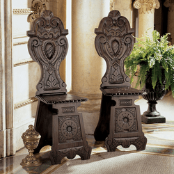 Design Toscano AF1299 DeMedici Palace Traditional Cherry Renaissance Chair