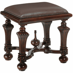 Design Toscano AF1366 Lord Cumberland's Traditional Cherry Foot Stool