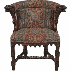 Design Toscano AF15009 Kingsman Manor Traditional Cherry Dragon Chair