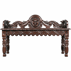 Design Toscano AF1504 Lord Fitzsimmons Traditional Cherry Window Seat