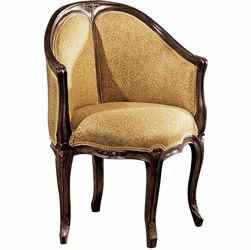 Design Toscano AF1557 Louis XV Traditional Cherry Fauteuil de Bureau Chair