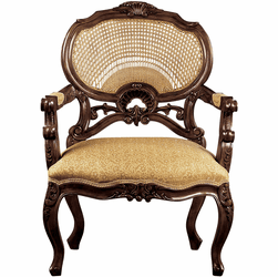 Design Toscano AF1595 Chateau Marquee Traditional Cherry Occasional Chair