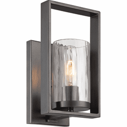 Designers Fountain 86501-CHA Elements Modern Charcoal Wall Light Fixture