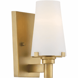 Designers Fountain 87901-VTG Hyde Park Contemporary Vintage Gold Lamp Sconce