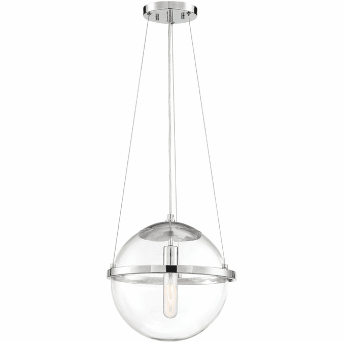 Designers Fountain 92032-CH Welton Modern Chrome Hanging Pendant Light