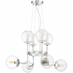 Designers Fountain 92088-CH Welton Contemporary Chrome Chandelier Light