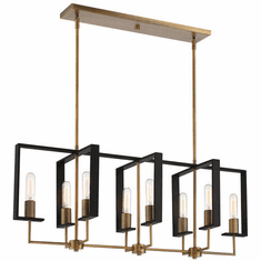 Designers Fountain D233M-IS-OSB Chicago PM Modern Old Satin Brass Island Light Fixture