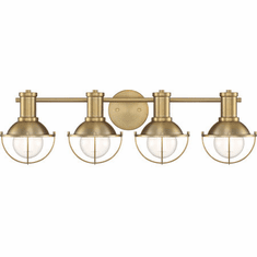 Designers Fountain D243M-4B-BG Dalton Contemporary Brushed Gold 4-Light Bath Light Fixture