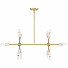 Designers Fountain D304C-IS-BG Star Dust Contemporary Brushed Gold Kitchen Island Lighting
