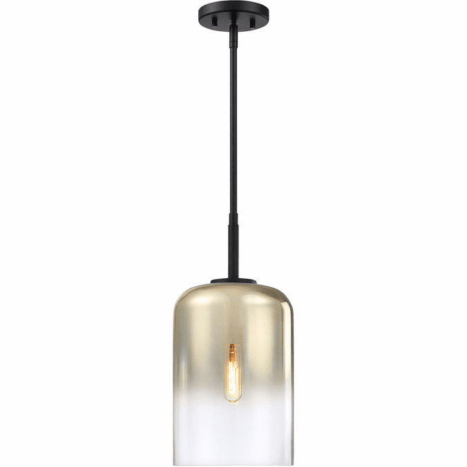 Designers Fountain D306M-8P-MB Gatsby Modern Matte Black Mini Hanging Pendant Light