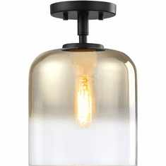 Designers Fountain D306M-SF-MB Gatsby Modern Matte Black Ceiling Light Fixture