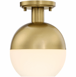 Designers Fountain D321M-SF-BG Linden Contemporary Brushed Gold Ceiling Light Fixture