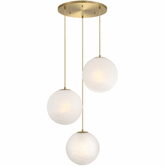 Designers Fountain D342M-3CHD-BG Pixie Brushed Gold Multi