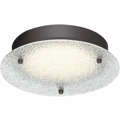 Designers Fountain LED1276-SB Deco Edge Modern Satin Bronze LED 9.5" Flush Mount Ceiling Light Fixture