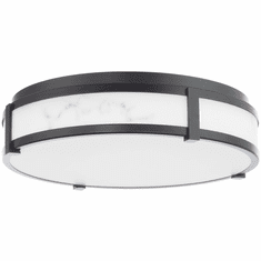 dweLED by WAC FM-27218-BK Constantine Modern Black LED 18