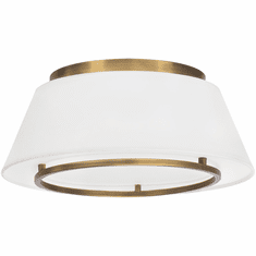 dweLED by WAC FM-53116-AB Hailey Contemporary Aged Brass LED Overhead Light Fixture