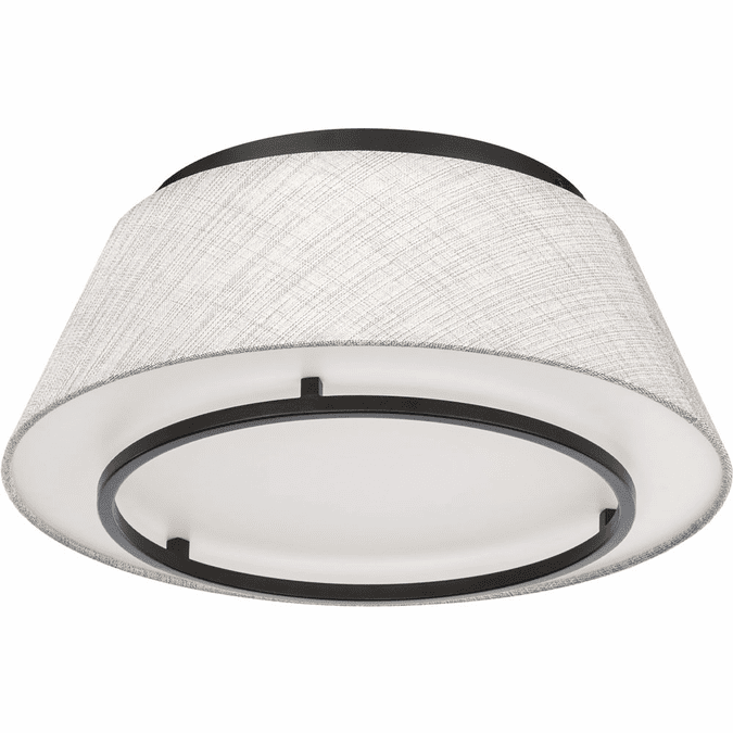 dweLED by WAC FM-53116-BK Hailey Contemporary Black LED Ceiling Lighting Fixture