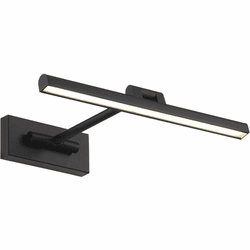 dweLED by WAC PL-11017-BK Reed Contemporary Black LED 16.5" Picture Light