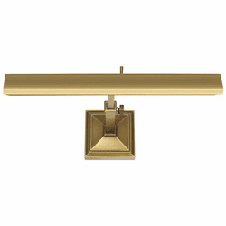 dweLED by WAC PL-LED14-27-BB Hemmingway Modern Burnished Brass LED 10.25" Picture Lighting Fixture
