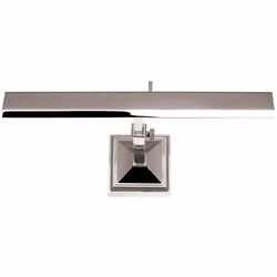 dweLED by WAC PL-LED14-27-PN Hemmingway Contemporary Polished Nickel LED 10.25" Picture Lighting