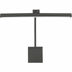 dweLED by WAC PL-LED15-27-BK Vibe Modern Black LED 15" Art Lighting