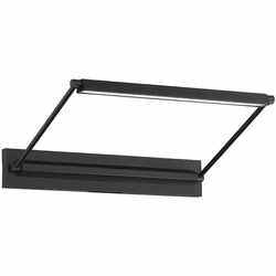 dweLED by WAC PL-LED17-30-BK Hudson Contemporary Black LED 17" Picture Lighting