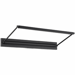 dweLED by WAC PL-LED23-30-BK Hudson Contemporary Black LED 24" Picture Lighting Fixture