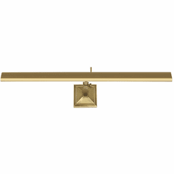 dweLED by WAC PL-LED24-27-BB Hemmingway Contemporary Burnished Brass LED 10.25" Art Lamp