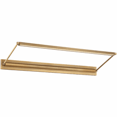 dweLED by WAC PL-LED34-30-AB Hudson Modern Aged Brass LED 34" Painting Light Fixture