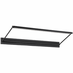 dweLED by WAC PL-LED34-30-BK Hudson Modern Black LED 34" Art Lighting