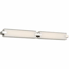 dweLED by WAC WS-79636-PN Bliss Contemporary Polished Nickel LED 36" Lighting For Bathroom