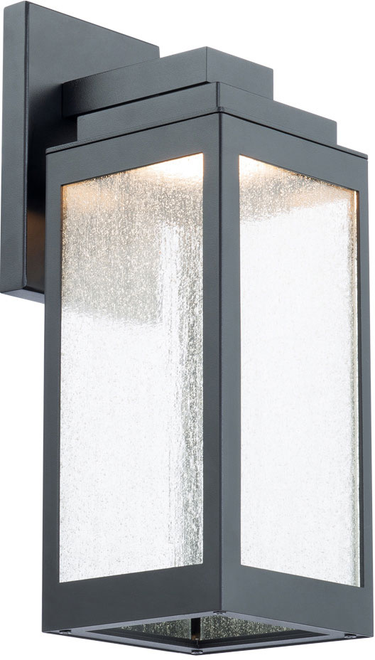 dweLED by WAC WSW17214BK Amherst Contemporary Black LED Outdoor Wall