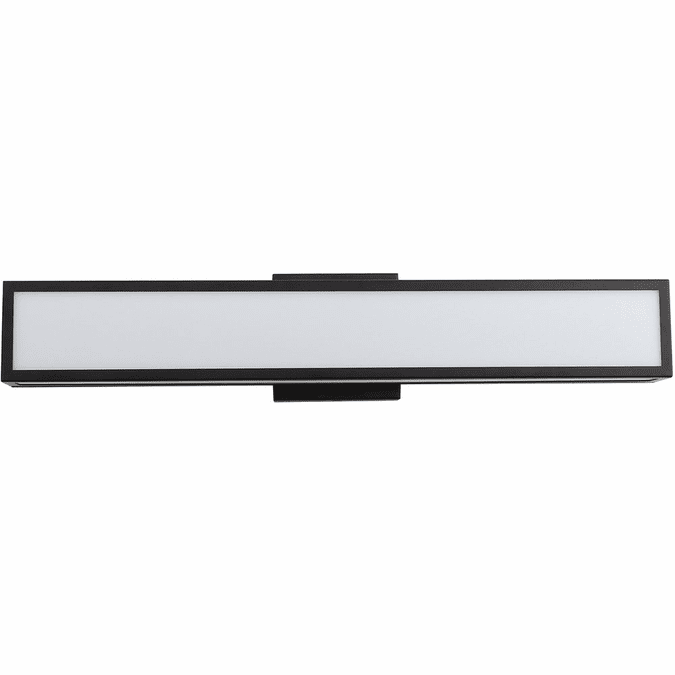 EGLO 204139A Maska Contemporary Matte Black LED 24" Bathroom Lighting Fixture