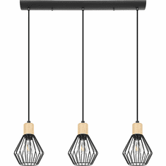 EGLO 43378A Palmorla Modern Structured Black Multi Ceiling Light Pendant