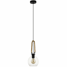 EGLO 43617A Roding Modern Structured Black Mini Drop Lighting Fixture