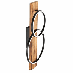 EGLO 99408A Boyal Modern Brushed Pine Wood LED Lighting Sconce