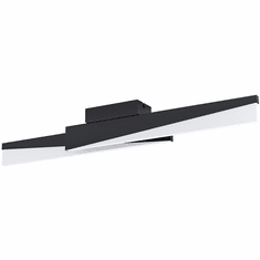 EGLO 99561A Isidro Contemporary Structured Black LED Ceiling Light Fixture