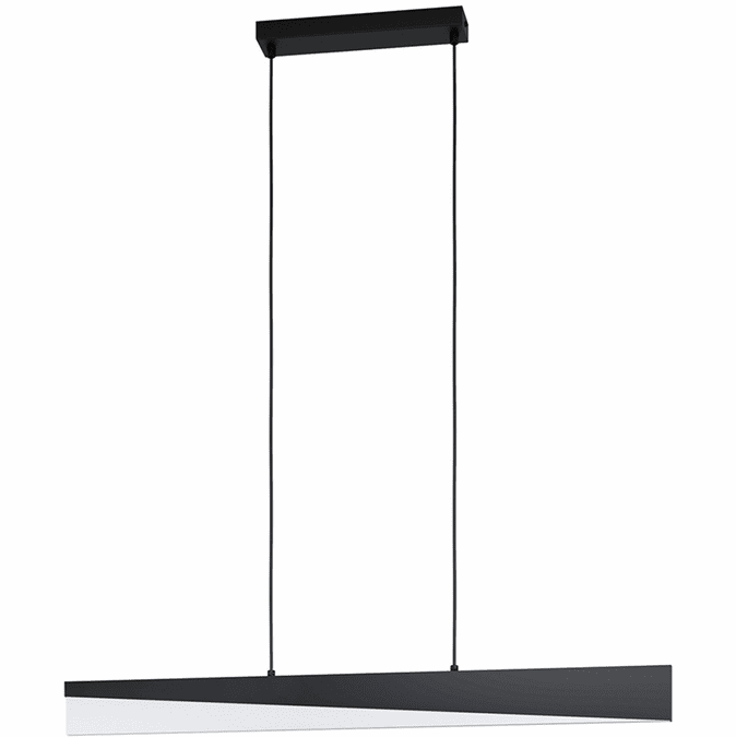 EGLO 99562A Isidro Modern Structured Black LED Island Lighting